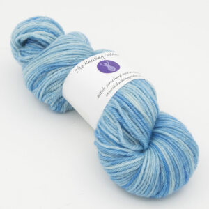 Bluebell hand dyed skeins of DK Blue Faced Leicester wool