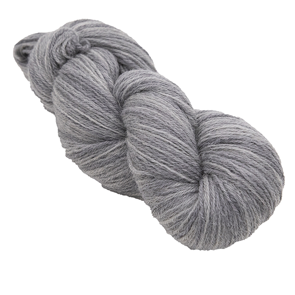 Baby elephant britsock - semi solid dark silver grey hand dyed yarn