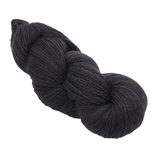 Black britsock - semi solid vey dark grey hand dyed yarn