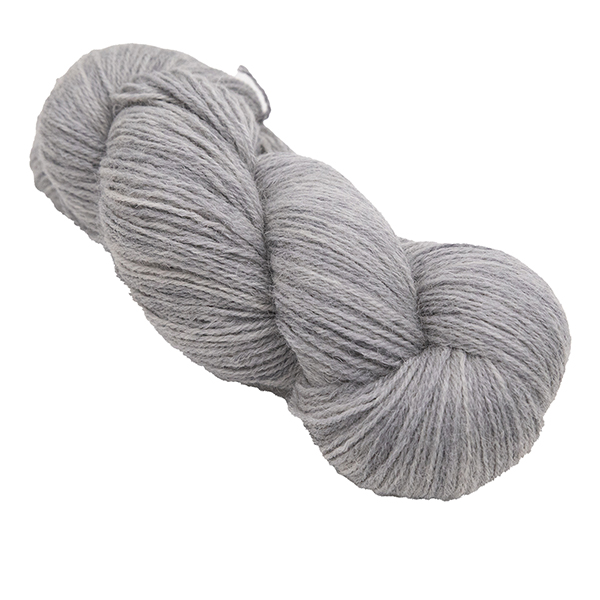 Dormouse Breath britsock - semi solid light grey hand dyed yarn