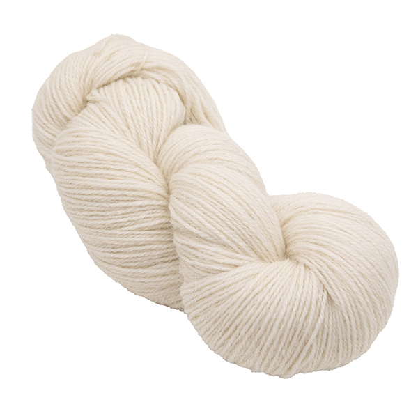 Palest cream britsock - semi solid pale cream hand dyed yarn