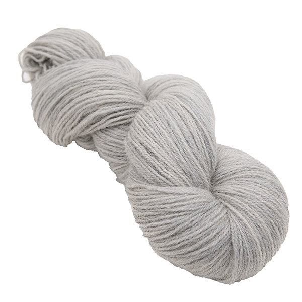Silver britsock - semi solid pale grey hand dyed yarn
