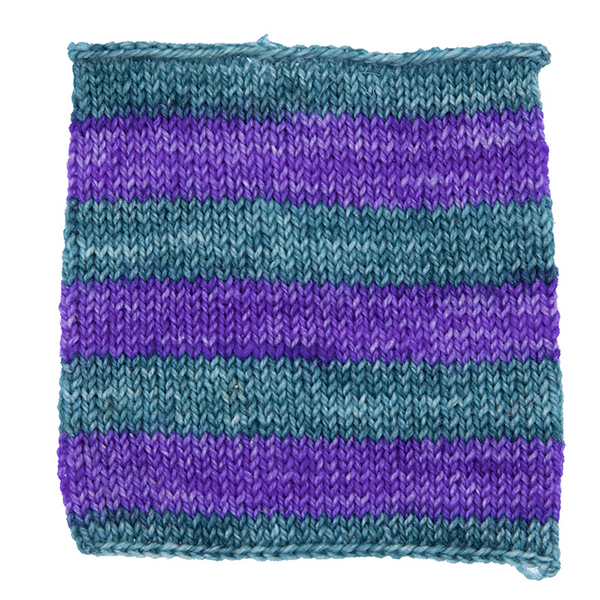feminist forever yarn knitted sample