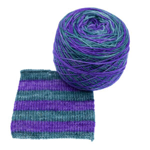 feminist forever yarn with knitted sample