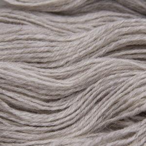 naked silver hand dyed sock yarn, close up showing tonal variations