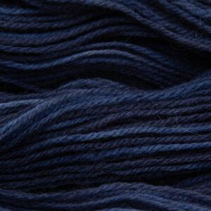 close up of navy DK sock wool